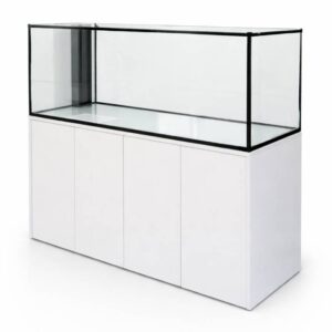 120 GAL 48x24x24 PENINSULA STARPHIRE GLASS TANK- WHITE STAND