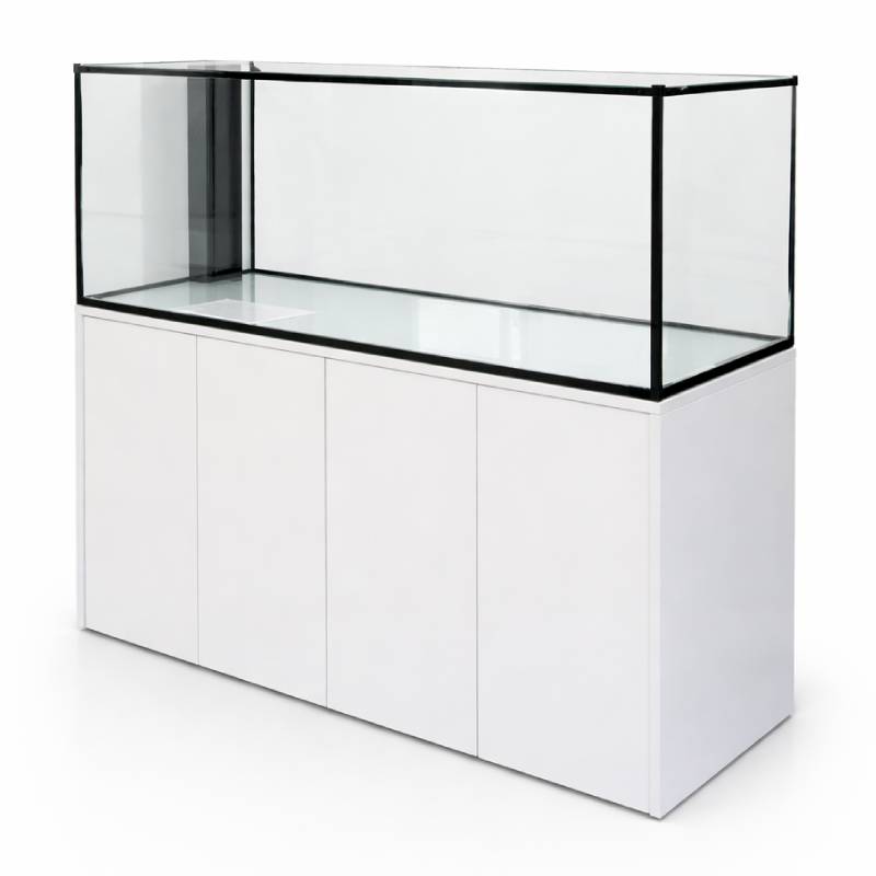 150 GAL 60x24x24 PENINSULA STARPHIRE GLASS TANK- BLACK STAND