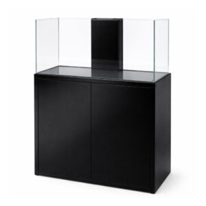 120 GAL 48X24X24 AIO TANK-BLACK WOOD STAND