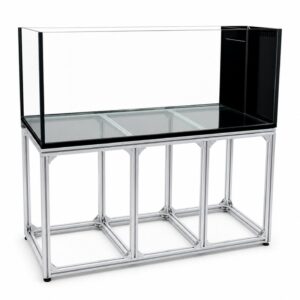 100 GAL 48x24x20 SHALLOW PENINSULA TANK- LOW IRON GLASS AQUARIUM