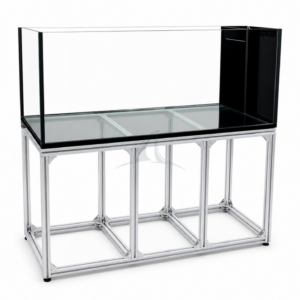 100 GAL 48x24x20 SHALLOW PENINSULA TANK- LOW IRON GLASS AQUARIUM
