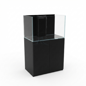 40 GAL 24x20x20 MARINE AQUARIUM- BLACK STAND