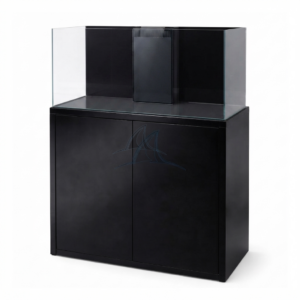120 GAL 48X24X24 AIO TANK-BLACK WOOD STAND