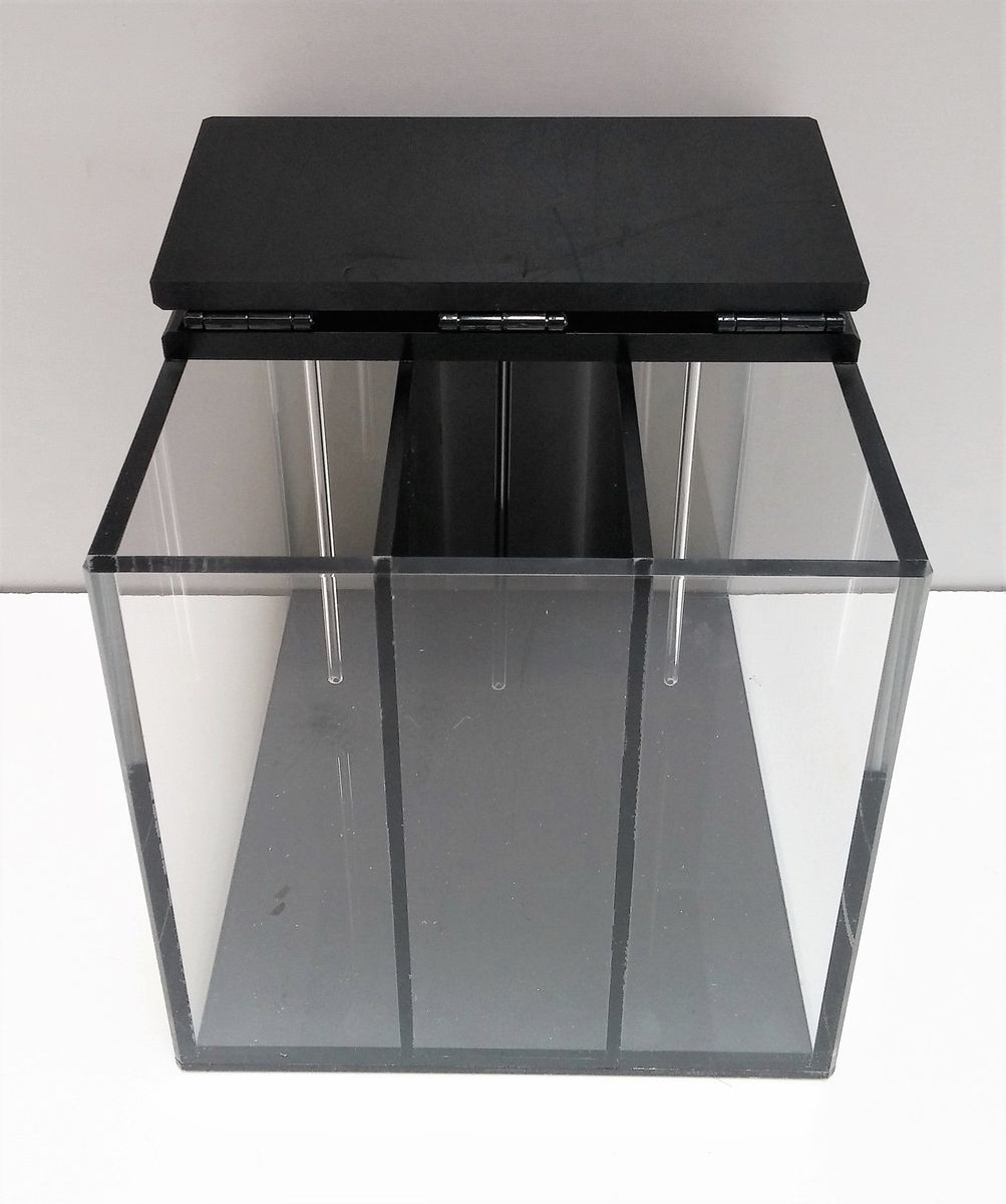 3 Part Dosing Container - Black & Clear, photo 2