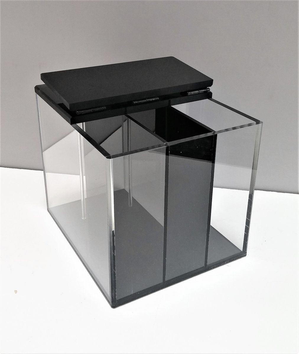 3 Part Dosing Container - Black & Clear, photo 4