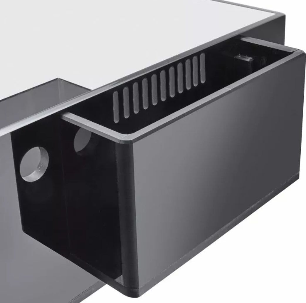 REF# 228 - 22x22x8 Rimless Frag tank with external overflow, photo 3