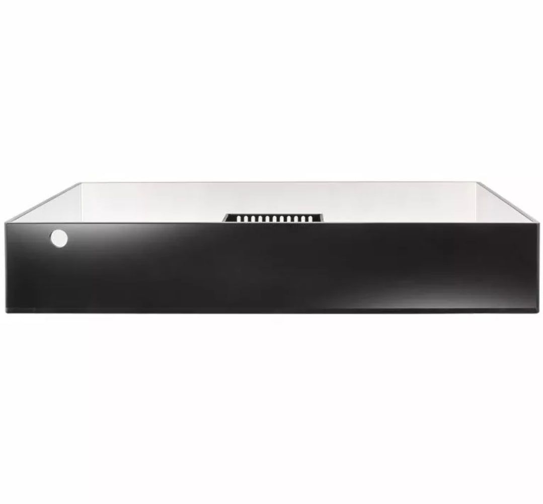 REF# 306 - 30x20x6 - Rimless 1/2" thick Reef ready Frag tank with black back, black base (1/4"), photo 3