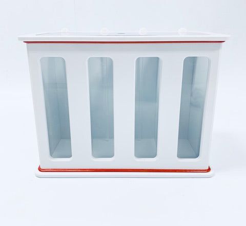 REF# DO300 PVC 4-part Dosing Container