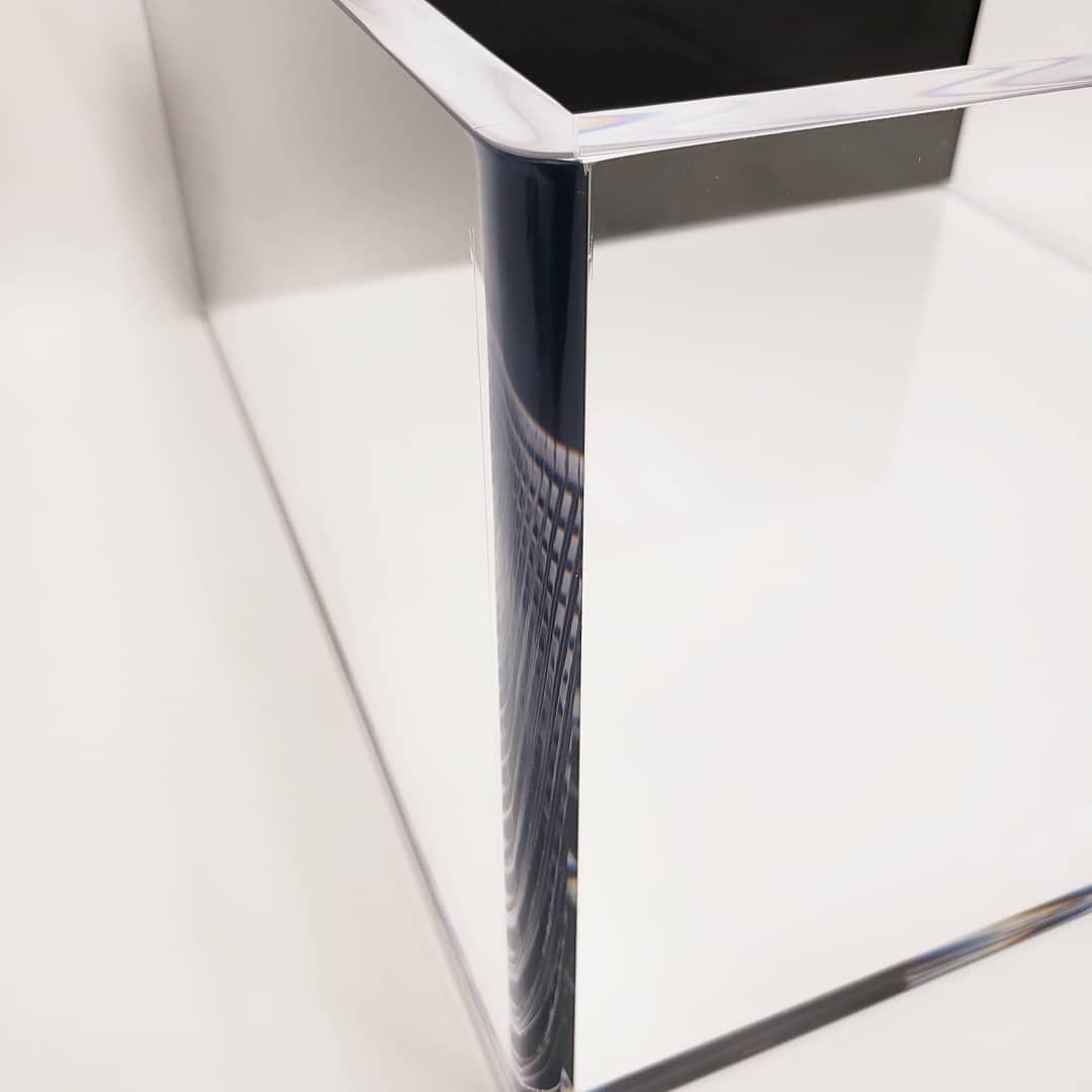 REF# FT119 - Rimless 3/4" Thick (Heavy Duty) Frag Tank with External Overflow (6 Sizes), photo 2