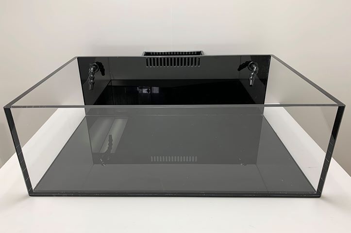 REF# FT200 - Rimless Frag Tank with External Overflow