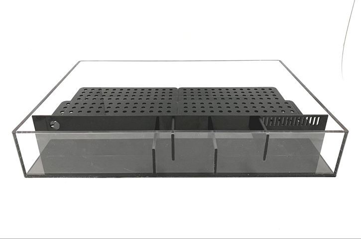 REF# FT310 - Rimless AIO Frag Tank w/ 4 Staggered Frag Racks 36"x24"x6" (22.5 gal.), photo 3