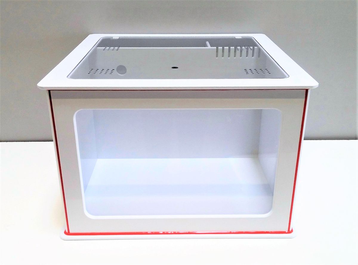REF# PVC184 Cube PVC 20x20x16 PVC/Acrylic Hybrid Tank w/ All-In-One Section