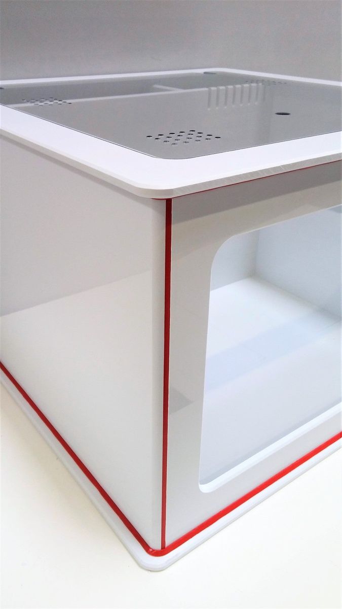 REF# PVC184 Cube PVC 20x20x16 PVC/Acrylic Hybrid Tank w/ All-In-One Section, photo 3