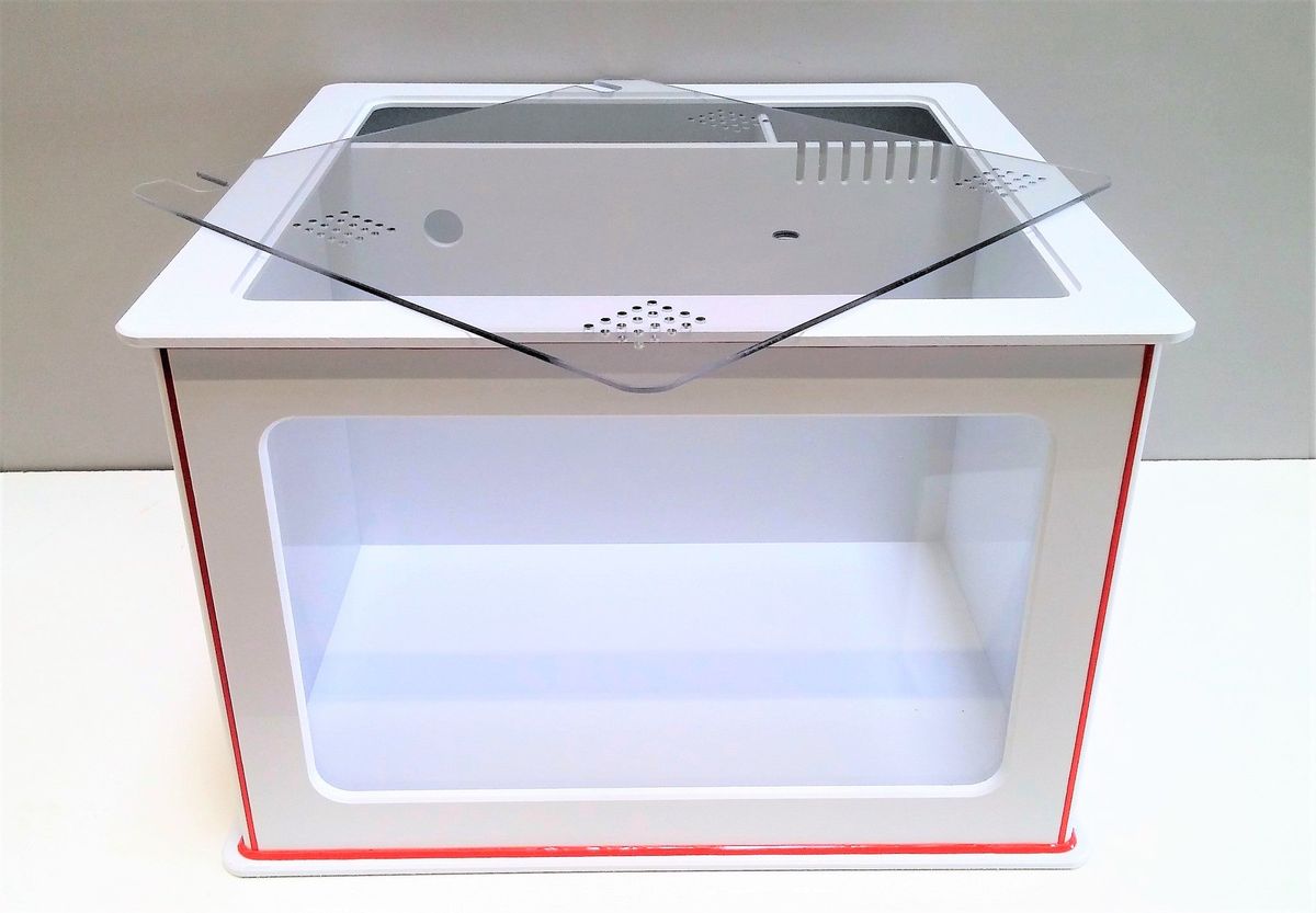 REF# PVC184 Cube PVC 20x20x16 PVC/Acrylic Hybrid Tank w/ All-In-One Section, photo 4