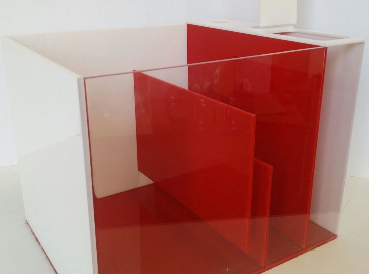 REF# S120 - Red & White Sump w/Attached ATO (7 sizes), photo 2