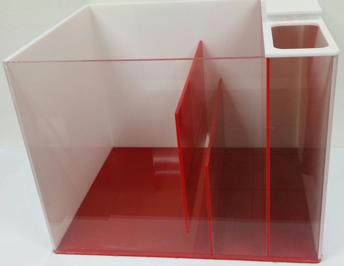 REF# S120 - Red & White Sump w/Attached ATO (7 sizes), photo 4
