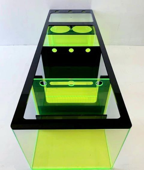 REF# S128 - Neon Green/Black/Clear Sump, photo 4