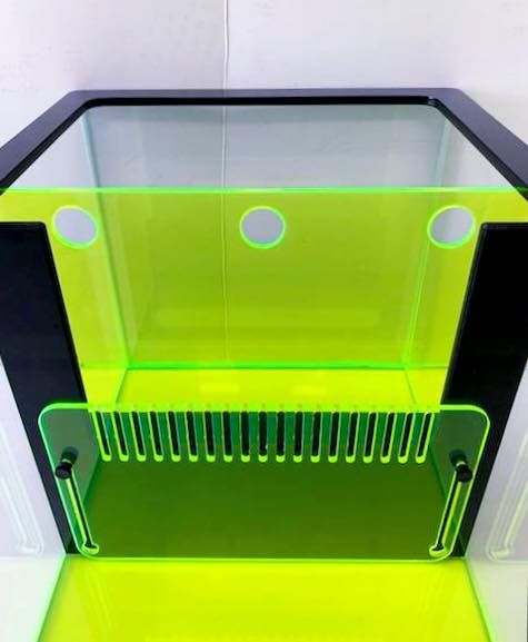 REF# S128 - Neon Green/Black/Clear Sump, photo 5