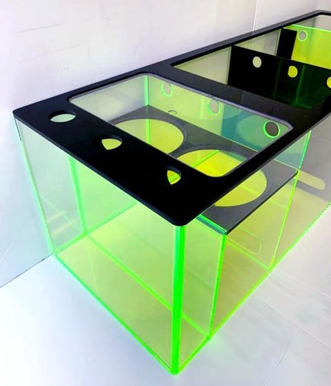 REF# S128 - Neon Green/Black/Clear Sump, photo 6