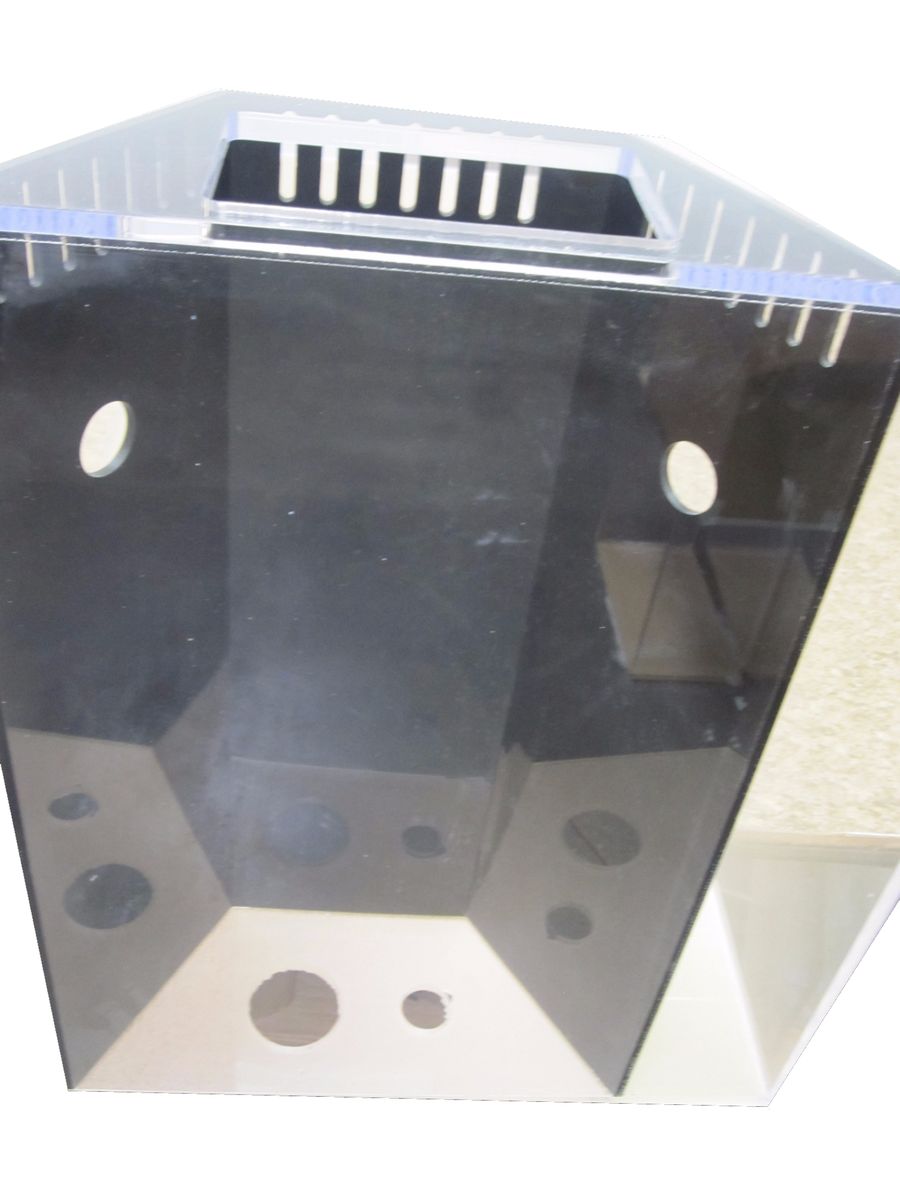 REF# T107 - Peninsula Style Aquarium w/ Trapezoid Overflow Box (6 sizes available), photo 2